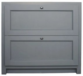 Dulap de bucatarie gri din lemn de pin, 2, sertare, large, New York