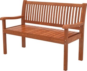 Outsunny Banc de grădină Banc exterior 2 locuri cu husă impermeabilă și spătar ergonomic Lemn maro deschis | Aosom Romania