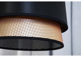 Lustră pe cablu BELL Duolla SHINY 1xE27/15W/230V d. 25 cm negru/cupru