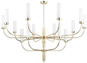 Candelabru modern realizat manual din alama Mussa 15L
