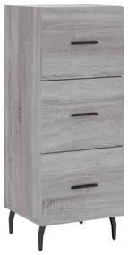 828626 vidaXL Servantă, gri sonoma, 34,5x34x90 cm, lemn compozit