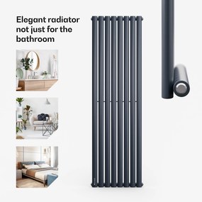 Blumfeldt Tallheo, 47 x 160, radiator, radiator tubular, 728 W, apă caldă, 1/2