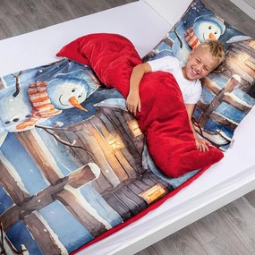 decoDoma Lenjerie de pat din micropluş OM DE ZĂPADĂ