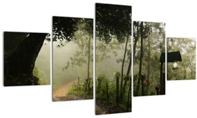Tablou cu ceața de dimineața (125x70 cm), în 40 de alte dimensiuni noi