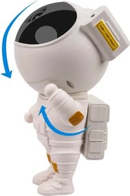 Retlux - Proiector LED pentru copii, 230 V, astronaut, 23,3 cm, cu telecomandă