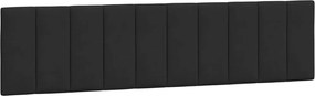 vidaXL Pernă tăblie de pat, Hanko, negru, 200 cm, catifea