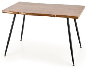 Masa de bucaterie Lars, lemn natural/negru