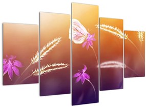 Tablou - Fluture roz (150x105 cm)