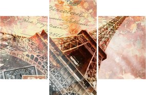 Tablou - Turnul Eiffel în stil vintage (90x60 cm)