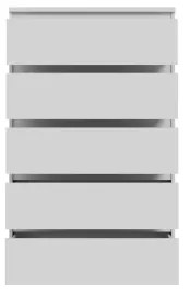 Comodă MAO cu sertare, albă