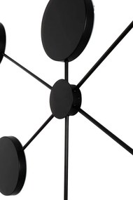 Aplica de perete LED design ambiental SHADOW 6 negru