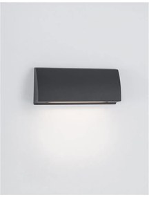 Mini Aplica LED ambientala pentru iluminat exterior IP54 LIV neagra