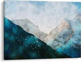 Tablou - Munte desenat (70x50 cm)