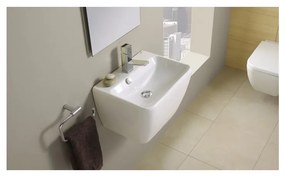 Lavoar suspendat Gala Emma Square alb lucios 48 cm