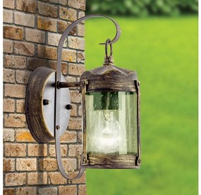Orion - Aplică de exterior TAVERNA, 1xE27, 60W, 230V, IP23, bronz/patină