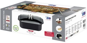 Elo 82660 Tavă de copt cu capac din sticlă șimâner cu aromă Pure Trend 40 x 26 cm
