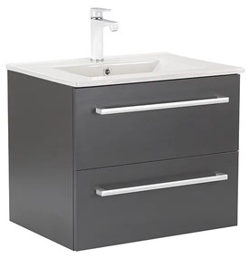Dulap inferior Vario Clam 60 cu lavoar antracit-antracit