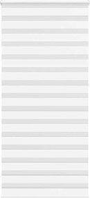 vidaXL Jaluzea tip zebra alb lățime țesătură 90,9 cm poliester