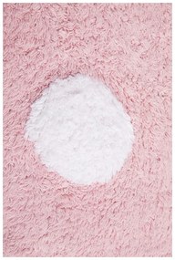 Covor pentru copii roz lavabil/țesut manual din bumbac 120x160 cm Polka Dots Pink – Lorena Canals