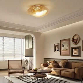 Immax 08298L - Plafonieră BOHO HILO 1xE27/40W/230V, Ø 60 cm