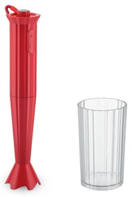 Mixer vertical, Plisse, roșu, diametru 7 cm - Alessi