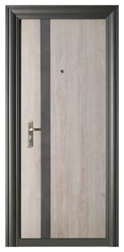 Usa metalica de exterior cu izolatie si vizor Novo Doors NDFC7008 , 2 yale,tabla 0,7 mm, balamale si clanta incluse, toc de 7 centimetri, pentru casa
