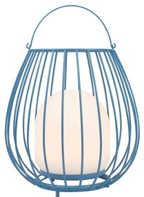 Lampa LED portabila pentru exterior solara cu baterii Jim To-Go albastru