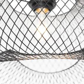 Plafonieră modernă neagră - Zora