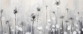 Tablou - Păpădii, pictură (120x50 cm)