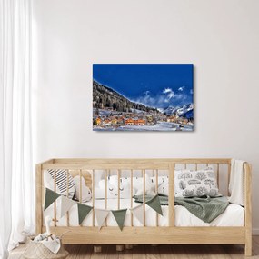 Tablou - Orășel de munte (90x60 cm)