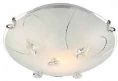 Plafoniera moderna cristal 1 bec E27 ALIVIA 40414-1 GLOBO