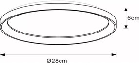 Plafonieră LED dimabilă Lucide 46103/20/02 VIDAL LED/20W/230V auriu