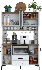 Dulap Jedy Walnut and White