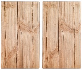 Plăci de protecție din sticlă WOOD pentru aragaz – 2 bucăți, ZELLER, model 9