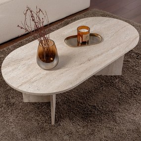 Masă de cafea Sable Travertine