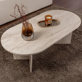 Masă de cafea Sable Travertine