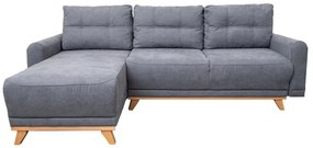 PROMOTIE Coltar extensibil gri deschis ORANGE, reversibil II.calitate