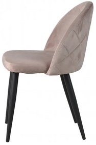 Set 2 scaune catifea Sit&amp;Chairs roz pal