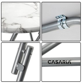 Masa bar aspect marmura Pliabil Ø 60 cm