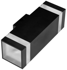 Aplica LED pentru iluminat exterior IP65 JASON 2 SQ BK