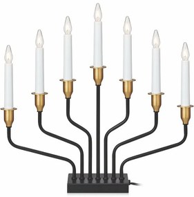 Decorațiune luminoasă de Crăciun neagră Brosa – Markslöjd