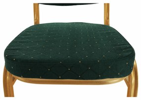 Scaun stivuitor,  verde   vopsea aurie, ZINA 3 NOU