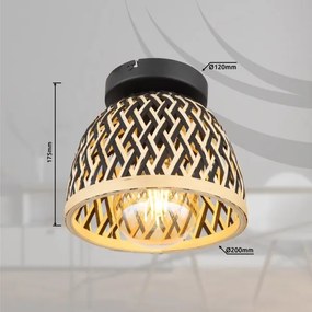 Plafonieră Globo 15767D1 COLLY 1xE27/15W/230V