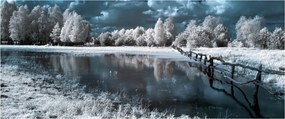 Tablou - Peisaj înghețat (120x50 cm)