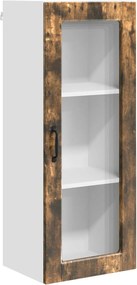 vidaXL Dulap de bucătărie cu raft Stejar fumuriu 40 x 31 x 100 cm