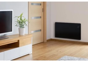Sencor - Convector/încălzitor electric inteligent 1200/2400W, 230V, IP24, Wi‑Fi, negru