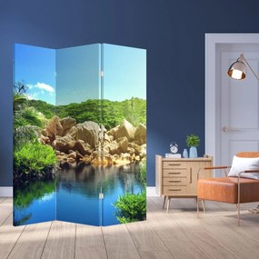 Paravan - Lac în jungla din Seychelles (126x170 cm)