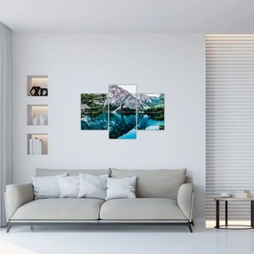 Tablou - Lac în Alpi (90x60 cm)