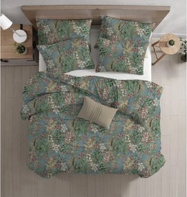 Lenjerie de pat din bumbac Renforce LUNARIA verde Dimensiune lenjerie de pat: 2 buc 70 x 90 cm | 200 x 220 cm