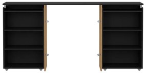 Tăblie de pat neagră 165x80 cm Naia – Tvilum